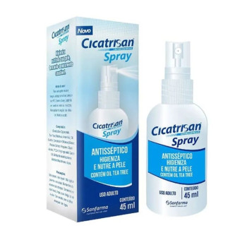 Cicatrisan Spray Antisséptico Nutre a Pele Higieniza 45ml