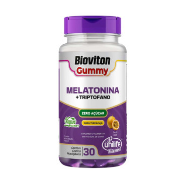 Gummy Melatonina + Triptofano Maracuja 30 Gomas Mix Nutri