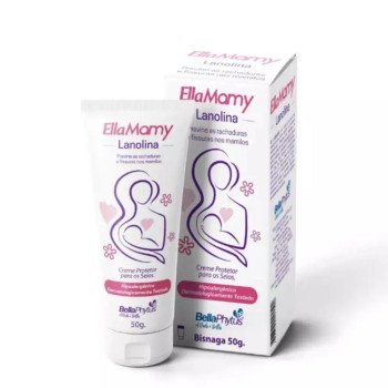 Lanolina Protetor para Os Seios Ellamamy 50g Bellaphytus