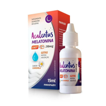 Acalentus Melatonina + Camomila 210mcg Gotas 15ml Maxinutri