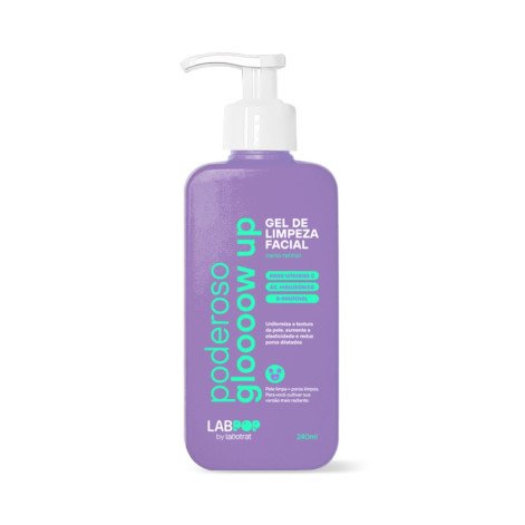 Gel de Limpeza Facial Labotrat LabPop Poderoso Glow Up 240ml