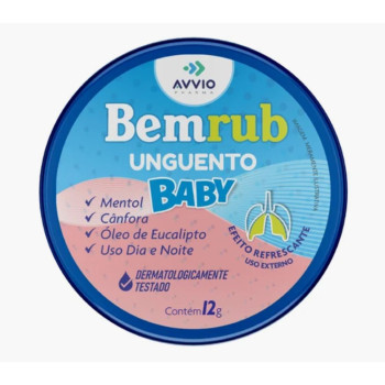 Bemrub Baby Unguento Avvio Com 12 Gramas