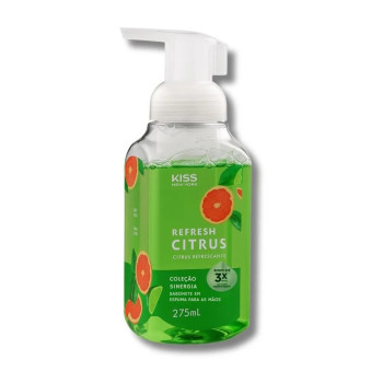 Sabonete em Espuma para Mãos Kiss New York Refresh Citrus 275ml