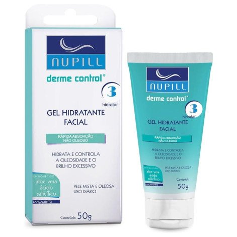 Nupill Gel Hidratante Facial Derme Control 50G