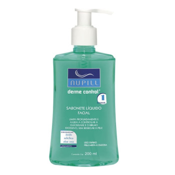 Sabonete Líquido Facial Nupill Derme Control 200ML
