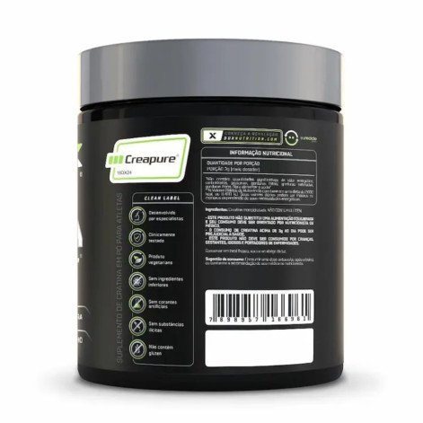 Creatina Monohidratada 100% Creapure Sem Sabor Pote 300g