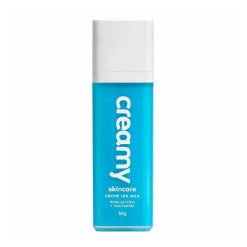 Creamy Ácido Glicólico + Niacinamida Anti-Idade Renovador Facial Noturno 30g