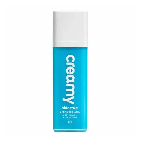 Creamy Ácido Glicólico + Niacinamida Anti-Idade Renovador Facial Noturno 30g