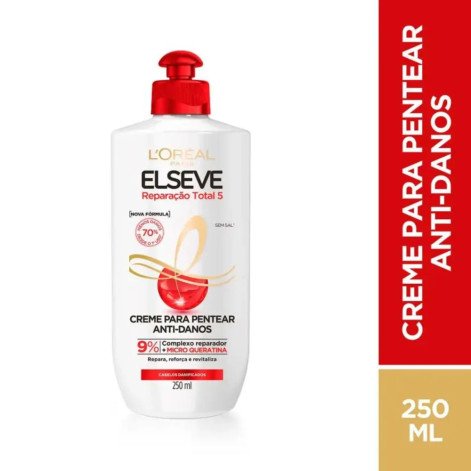 Creme de Pentear L'Oréal Paris Elseve Reparação Total 5 250ml