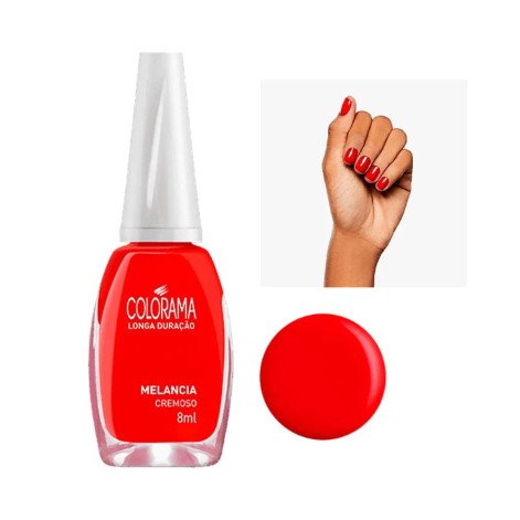 Esmalte Colorama Cremoso Nutrivo Melância 8ml