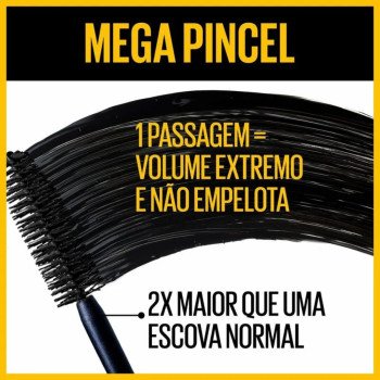 Máscara de Cílios Maybelline The Colossal Volum' Express à Prova D'água Preto 9,2ml