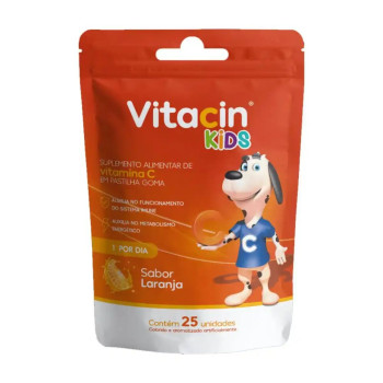 Vitacin Kids Vitamina C 30mg Com 25 Gomas Geolab