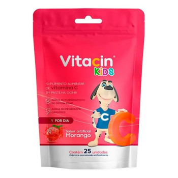 Vitacin Kids Geolab Sabor Morango com 25 Gomas
