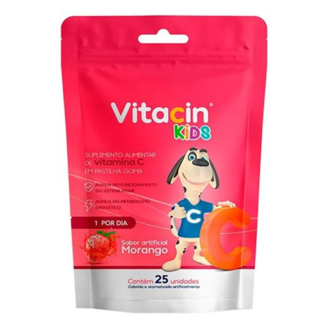 Vitacin Kids Geolab Sabor Morango com 25 Gomas