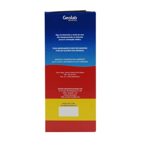 Paracetamol 200mg/ml Solução 15ml Genérico Geolab