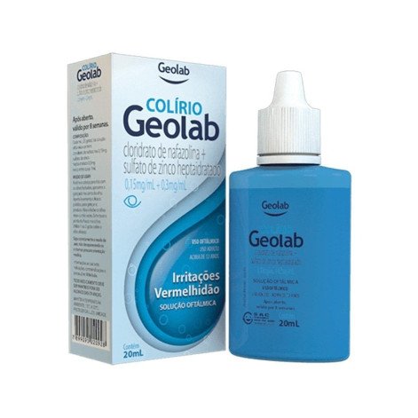 Colírio Geolab 0,15mg + 0,03mg Solução Oftálmica 20ml