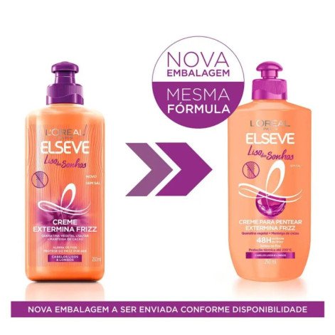 Creme para Pentear L'Oréal Paris Elseve Liso dos Sonhos 250ml