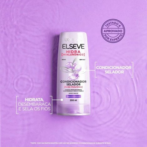 Condicionador Selador L'Oréal Paris Elseve Hidra Hialurônico 400ml