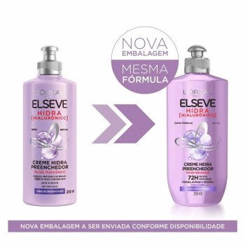 Creme para Pentear Preenchedor L'Oréal Paris Elseve Hidra Hialurônico 250ml