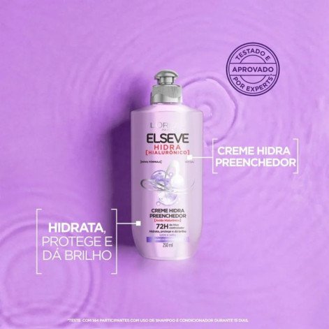 Creme para Pentear Preenchedor L'Oréal Paris Elseve Hidra Hialurônico 250ml