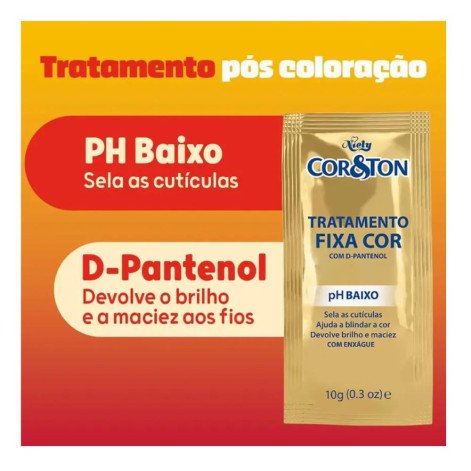 Tinta de Cabelo Permanente Cor&Ton Niely - 6.35 Castanho Iluminado Caramelo
