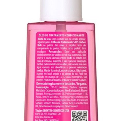 Óleo de Tratamento Salon Line S.O.S Cachos Kids Hidratação 42ml