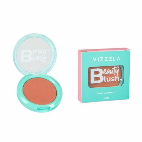 Blush Compacto Vizzela Beauty Cor 04 Queen 4,6g