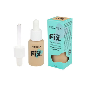 Base Líquida Fix Vizzela Cor 02 30ml