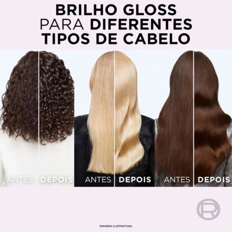 Condicionador Sela Gloss L'Oréal Paris Elseve Glycolic Gloss 400ml