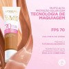 Protetor Solar Facial L’Oréal Paris Solar Expertise Efeito Make Up FPS70 Cor 3.0 30g