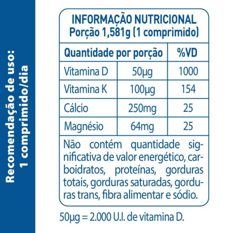  Cálcio Addera Cal 2.000UI MDK 90 comprimidos