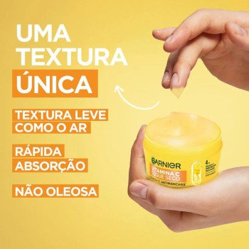 Hidratante Facial Antimanchas Garnier Vitamina C Toque Seco 85g