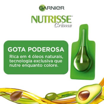 Tinta de Cabelo Permanente Nutrisse Creme - 10 Preto Ônix