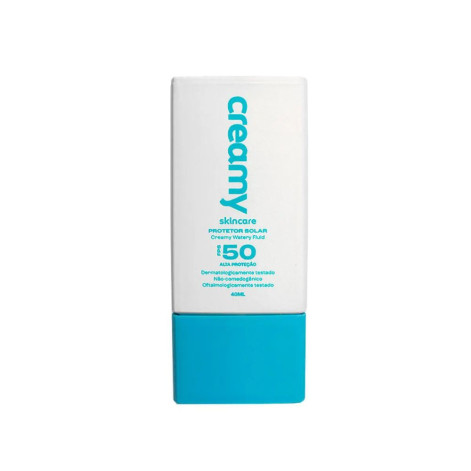 Protetor Solar Facial Cream Watery Fluid FPS 50 40ml