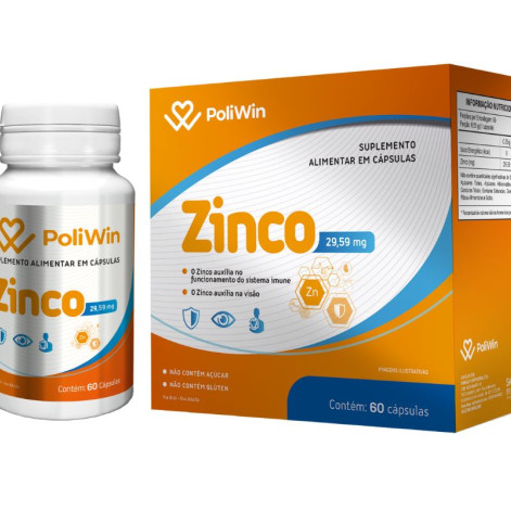 Poliwin Zinco 60 Capsulas