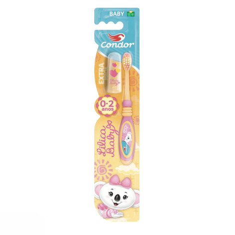 Escova Dental Condor Baby Lilica Baby 0 à 2 Anos Extra Macia
