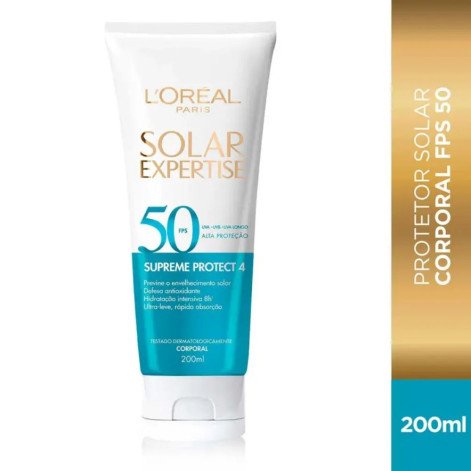 Protetor Solar Corporal FPS 50 L'Oreal Solar Expertise Supreme 200ml