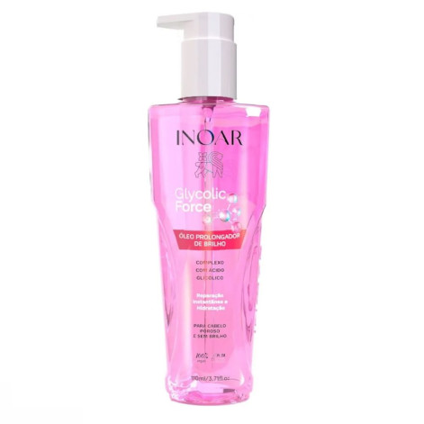 Inoar Glycolic Force Óleo Prolongador De Brilho 110Ml