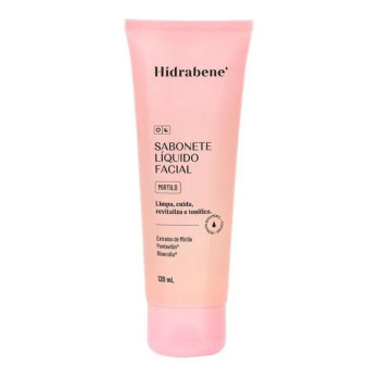 Hidrabene sabonete liquido facial mirtilo 120ml