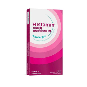 Histamin Maleato de Dexclorfeniramina 2mg 20 comprimidos