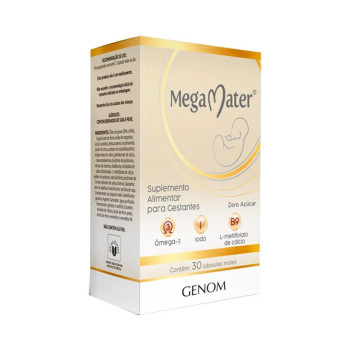 Polivitamínico Mega Mater para Gestantes 30 Cápsulas
