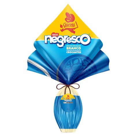 Ovo de Páscoa Branco Negresco Garoto 240g