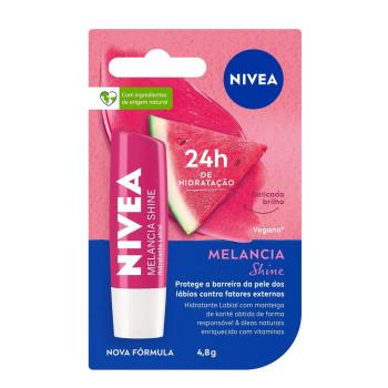 Hidratante Labial Nivea Melancia Shine 4,8g