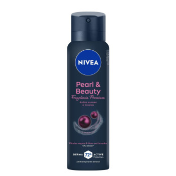 Desodorante Antitranspirante Aerosol Nivea Pearl & Beauty Fragância Premium Feminino 72h 150ml