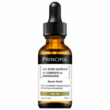 Principia - Sérum Facial 9,8% Ácido Glicólico + 4% Aminoácidos Ag-10 30ml
