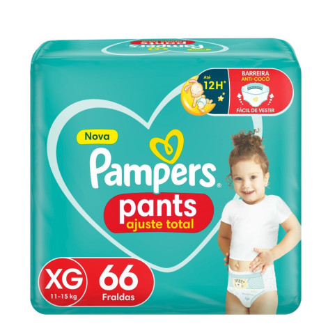 Fralda Pampers Pants Bag Xg 66Un