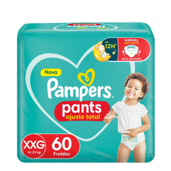 Fralda Pampers Pants Premium Care XXG 60 unidades