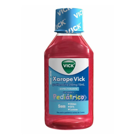 Xarope Vick Expectorante Pediátrico 200mg/15ml 120ml