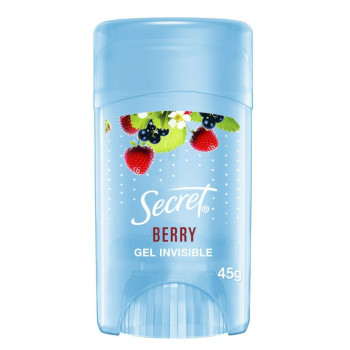 Desodorante Antitranspirante Secret Berry Gel 48h Feminino 45g