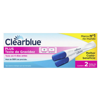 Teste de Gravidez Clearblue Detecção Rápida 2 Unidades